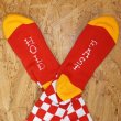 画像3: [SURF SKATE CAMP]-Checker Socks-RED- (3)