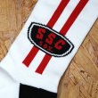 画像3: [SURF SKATE CAMP]-Two Line Socks-WHITE- (3)