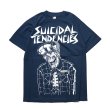 画像1: [SUICIDAL TENDENCIESxMETAL MULISHA]-SKELETON Tee-NAVY- (1)