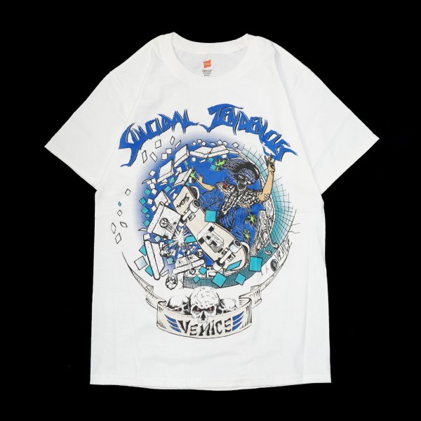 画像1: [SUICIDAL TENDENCIES]-TS 11 Venice Skater-WHiTE- (1)