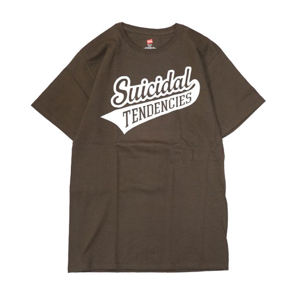 画像1: [SUICIDAL TENDENCIES]-TS 27 13 Logo-BROWN- (1)