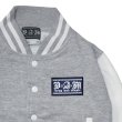 画像3: [DxAxM]-KIDS STADIUM JACKET-H.GRY/WHT- (3)