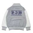 画像2: [DxAxM]-KIDS STADIUM JACKET-H.GRY/WHT- (2)