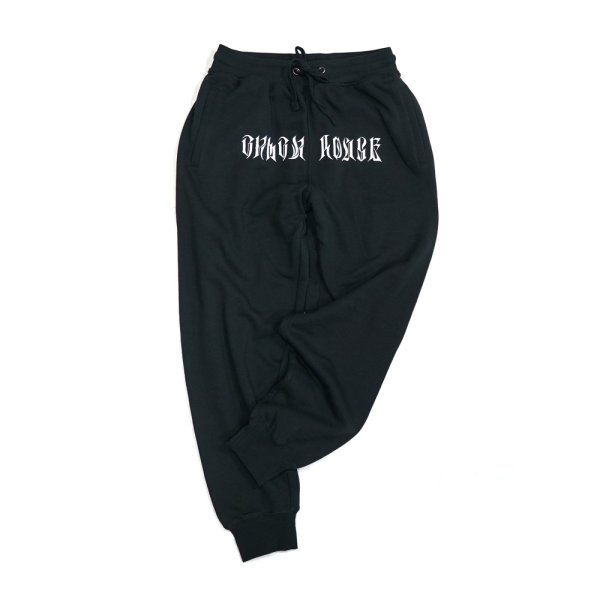 画像1: [CRACK HOUSE]-CH SWEAT PANTS-BLACK-CH SW/P-19- (1)