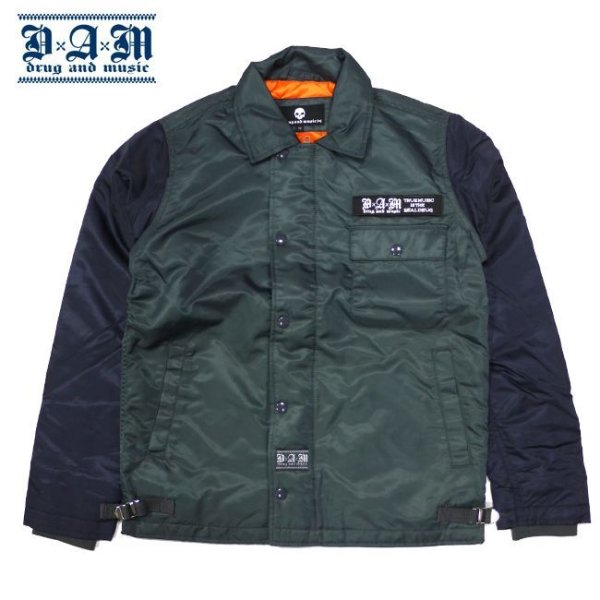 画像1: [DxAxM]-A-2 JACKET-GRY/NAV- (1)