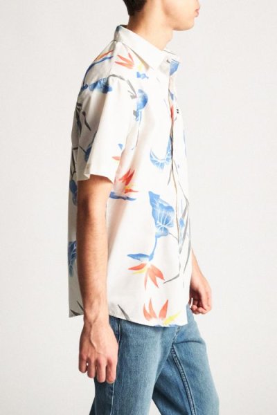 画像3: [BRIXTON]-CHARTER PRINT S/S WVN-OFFBL- (3)