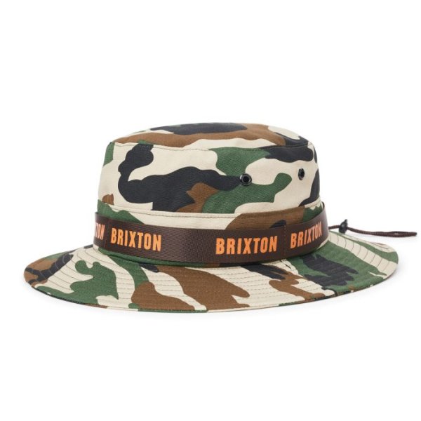 画像1: [BRIXTON]-RATION II BUCKET HAT-CAMO- (1)