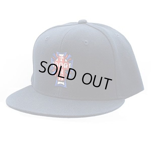 画像1: [DOG TOWN]-Cross Logo USA Snapback Cap-NAVY- (1)
