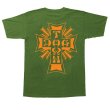 画像1: [DOG TOWN]-Cross Logo S/S Tee-OLIVE- (1)