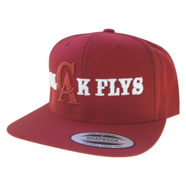 画像1: [BLACK FLYS]-CA LOGO Snapback Cap-RED- (1)