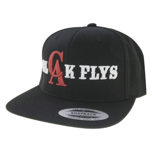 画像1: [BLACK FLYS]-CA LOGO Snapback Cap-BLACK- (1)