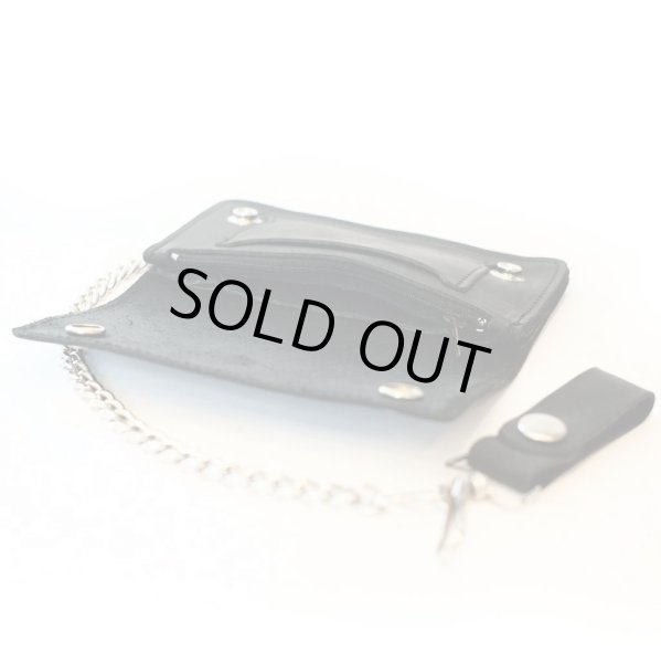 画像2: [SUICIDAL TENDENCIES]-ST LEATHER CHAIN WALLET- (2)
