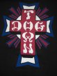 画像3: [DOGTOWN]-Cross Logo USA S/S Tee-BLACK- (3)