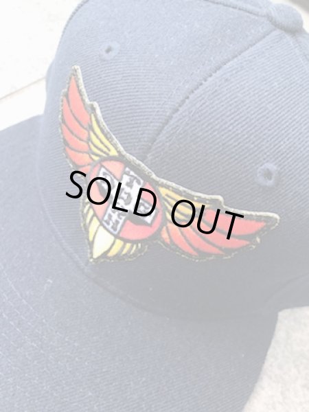 画像2: [DOGTOWN]-Wing Patch Snapback Cap-NAVY- (2)