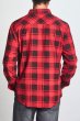 画像3: [BRIXTON]-BOWERY LW L/S FLANNEL-RED/BLACK- (3)