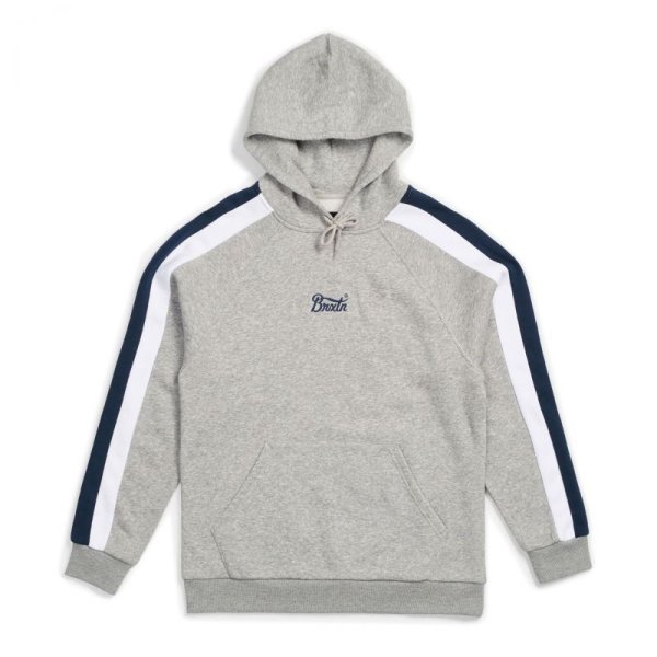 画像1: [BRIXTON]-STITH VI HOOD-Heather Gry- (1)