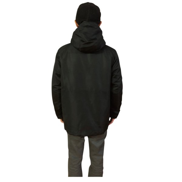 画像4: [seedleSs]-sd NYLON BOA FLEECE 3way JKT-BLACK- (4)