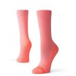 画像1: [STANCE WOMEN]-UNCOMMON TRAIN CREW-NEON CORAL- (1)