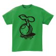 画像1: [seedleSs]-tear and paste sprout S/S Tee-Bright Green- (1)