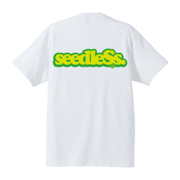 画像1: [seedleSs]-coop back logo S/S Tee-WHITE- (1)