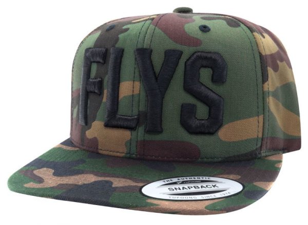 画像1: [BLACK FLYS]-FLYS Snapback Cap-CAMO- (1)