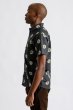 画像3: [BRIXTON]-CHARTER PRINT S/S WVN-Black/Silver- (3)