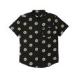 画像1: [BRIXTON]-CHARTER PRINT S/S WVN-Black/Silver- (1)