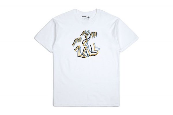 画像1: [BRIXTON]-SWAY S/S Tee-WHITE- (1)