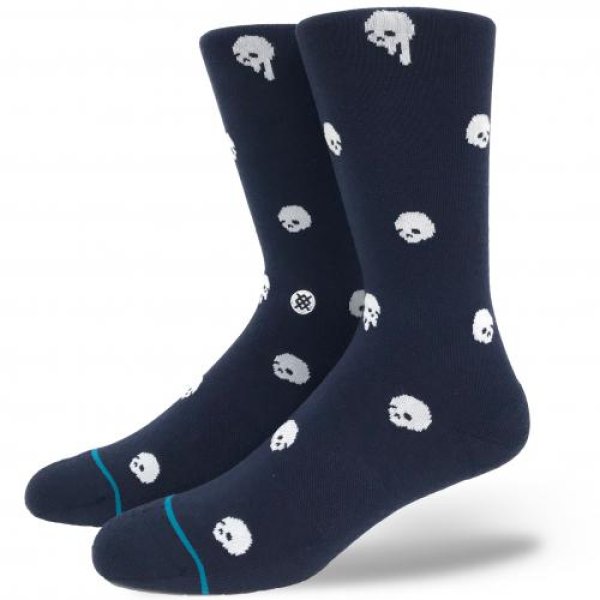 画像1: [STANCE]-SKULLY-NAVY- (1)