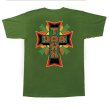 画像1: [DOGTOWN]-Cross Logo Rasta S/S Tee- (1)