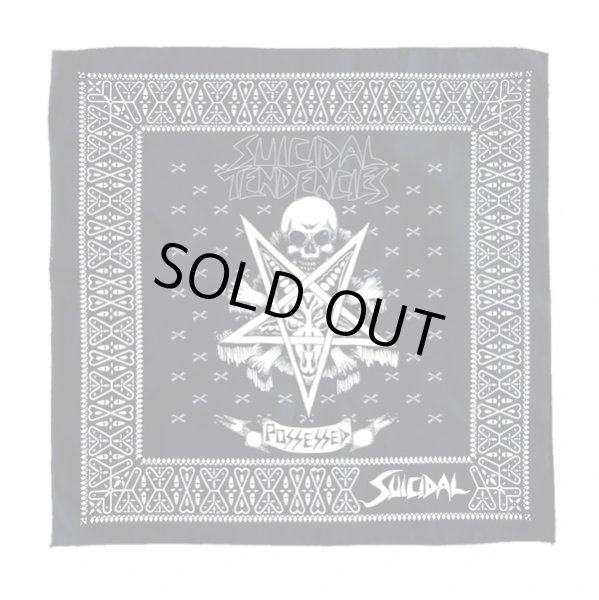 画像1: [SUICIDAL TENDENCIES]-ST Possessed BANDANA-BLACK- (1)