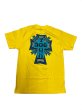 画像1: [DOGTOWN]-Cross Logo color S/S Tee-YELLOW- (1)