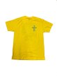 画像2: [DOGTOWN]-Cross Logo color S/S Tee-YELLOW- (2)