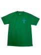 画像2: [DOGTOWN]-Cross Logo color S/S Tee-GREEN- (2)