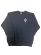 画像1: [DOGTOWN]-Cross Logo Crew Neck Sweat-BLACK- (1)