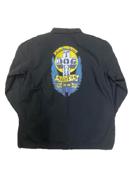 画像1: [DOGTOWN]-BULLDOG COACH JKT-BLK/YELLOW- (1)