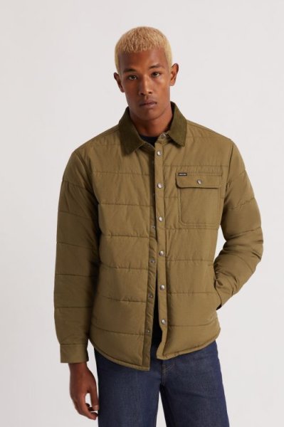 画像1: [BRIXTON]-CASS JACKET-Military Olive- (1)