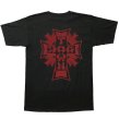 画像1: [DOGTOWN]-Cross Logo S/S Tee-BLACK/RED- (1)