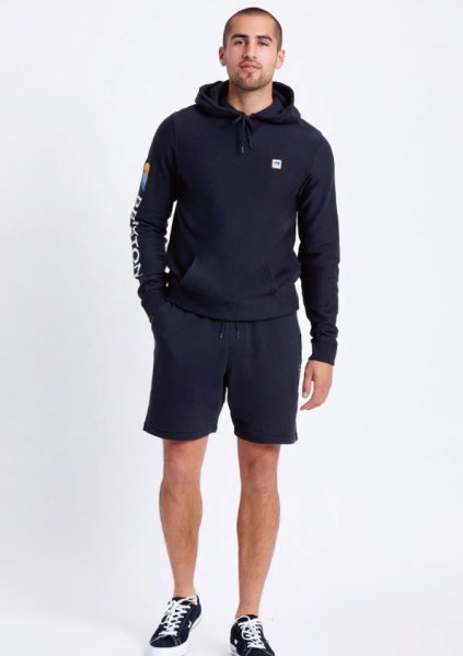 画像3: [BRIXTON]-STEM FLEECE X SHORT-BLACK- (3)