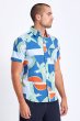 画像4: [BRIXTON]-CHARTER PRINT S/S WVN-BLUE FOG- (4)