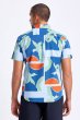 画像5: [BRIXTON]-CHARTER PRINT S/S WVN-BLUE FOG- (5)