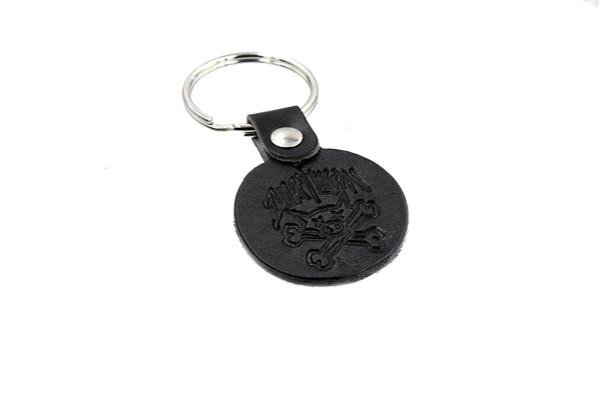 画像1: [DOG TOWN]-Pig & Bones Leather Keychain- (1)