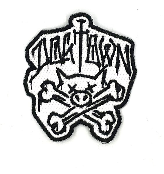 画像1: [DOG TOWN]-Pig & Crossbones Patch- (1)