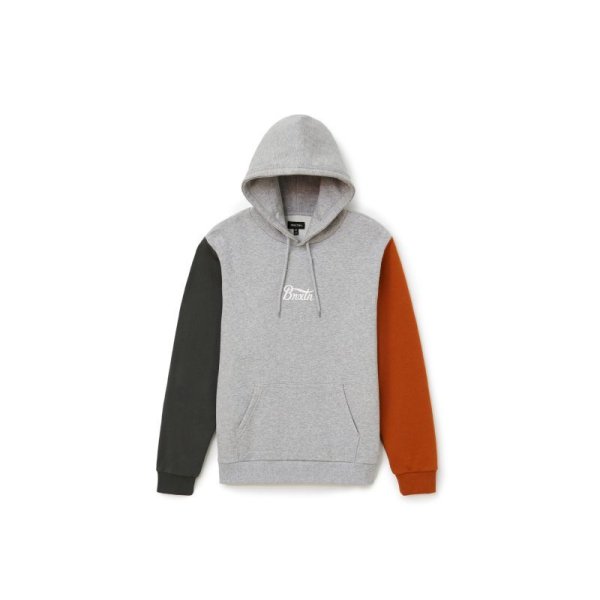 画像1: [BRIXTON]-STITH HOOD-CARAMEL/EVER GREEN- (1)