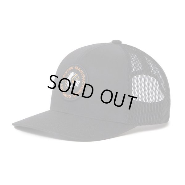 画像1: [BRIXTON]-RIVAL STAMP X MP MESH CAP-BLACK- (1)