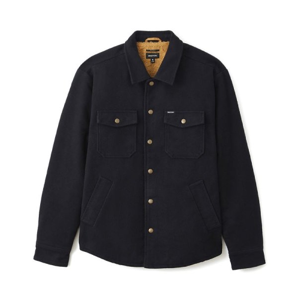 画像1: [BRIXTON]-BOWERY LINED JACKET-BLACK- (1)