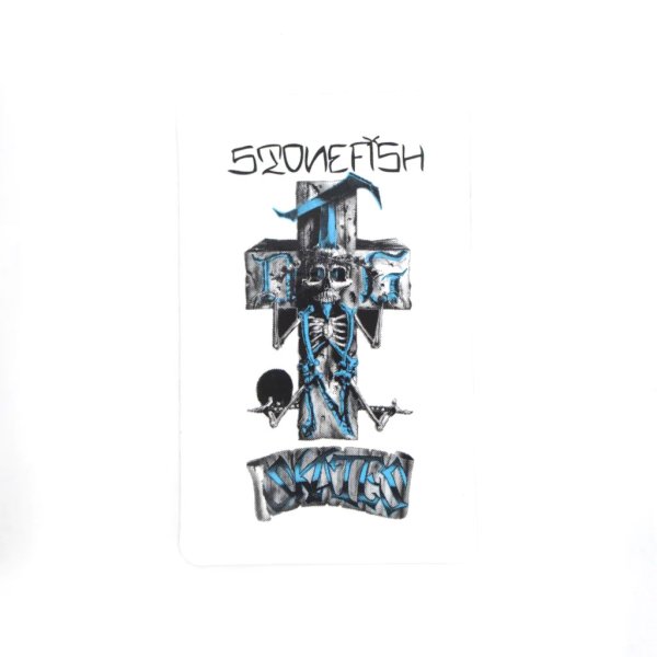 画像1: [DOG TOWN]-Stonefish Stickers-WHITE/BLUE- (1)