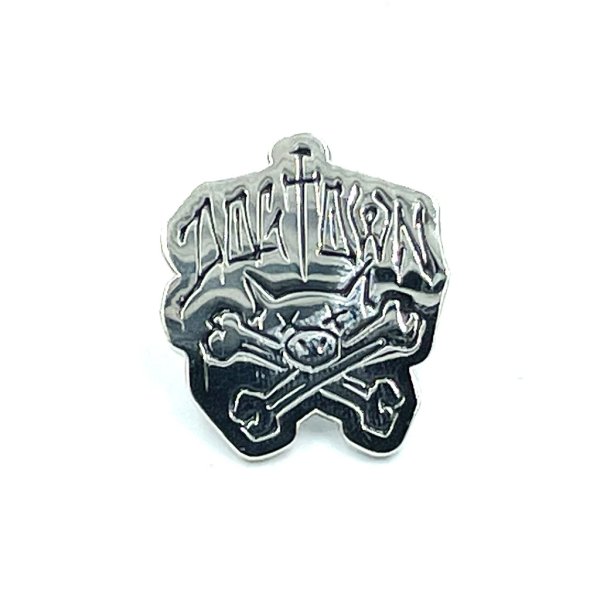 画像1: [DOG TOWN]-Enamel Pin PIG & Crossbones- (1)