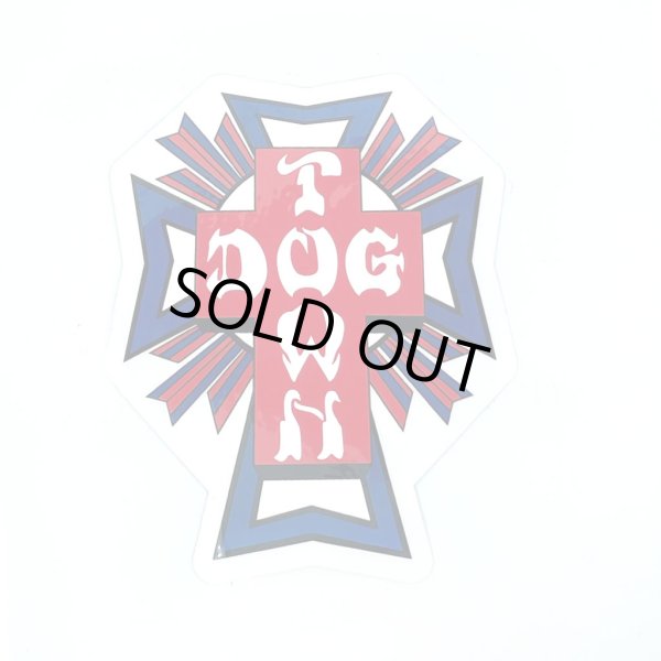 画像1: [DOG TOWN]-Cross Logo Stickers-USA-2"- (1)