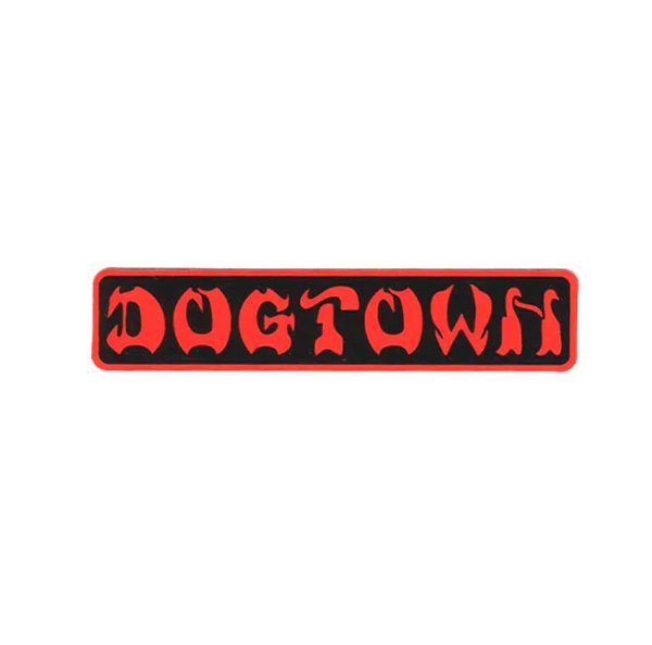 画像1: [DOG TOWN]-Bar Logo Stickers RED-4"- (1)